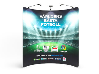 Mässvägg - Softwall Arc